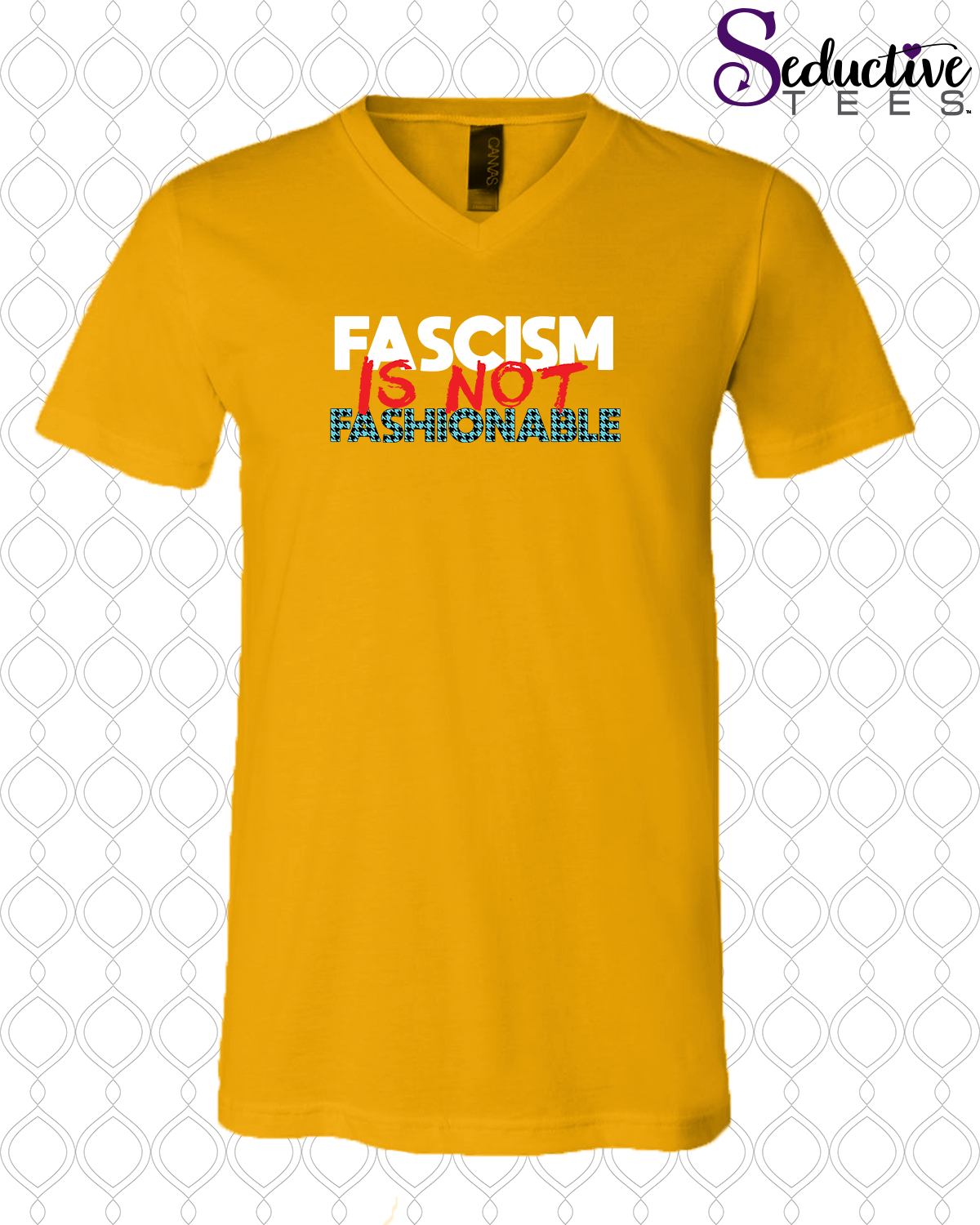 Fascism is not fashionable- V Neck