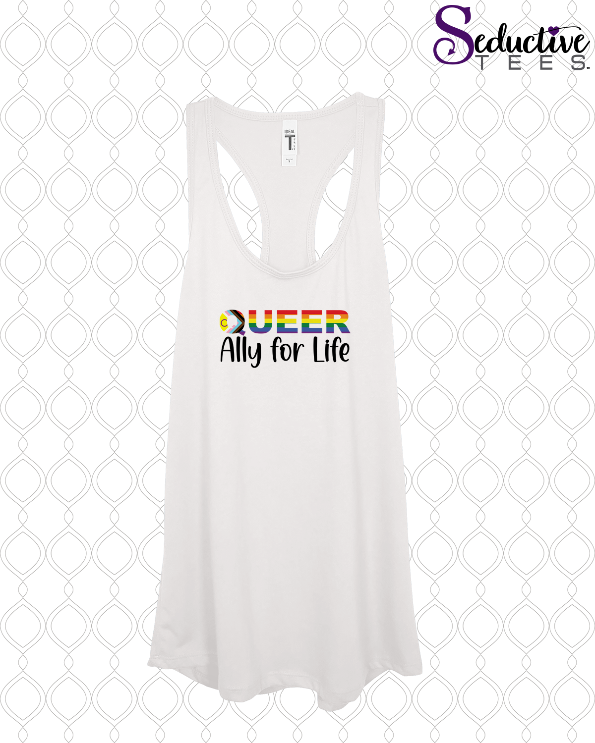 Queer Ally for Life Flowy Tank